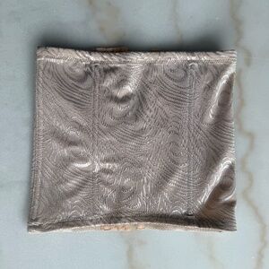 ✨ Champagne Satin Jacquard Corset Top ✨